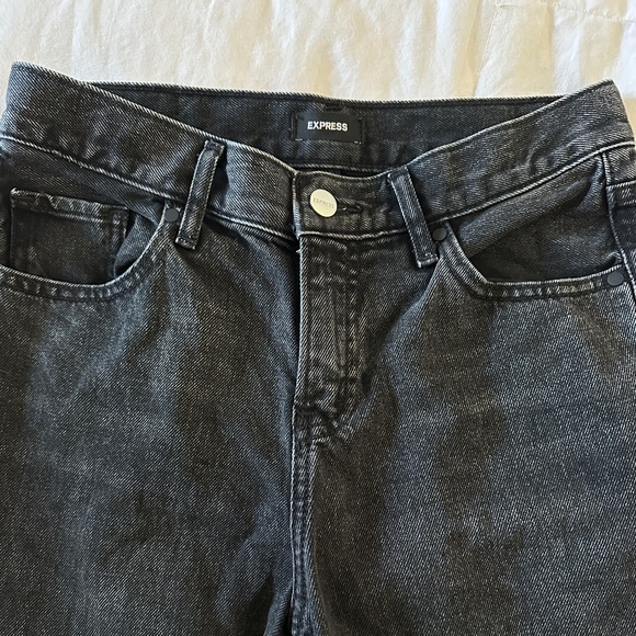 Mid Rise Washed Black '70s Flare Jeans, size 2 - Picture 3 of 8